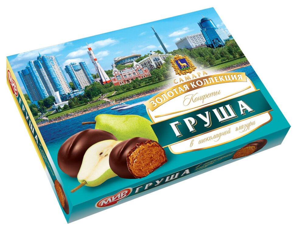  КФ МИР Груша в шоколадной глазури 160г  в Минусинске