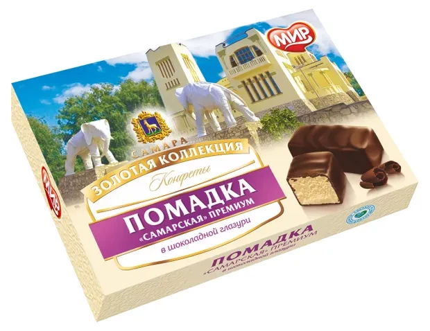  КФ МИР Помадка ШОКОЛАДНОЙ ГЛАЗУРИ 145г  в Минусинске