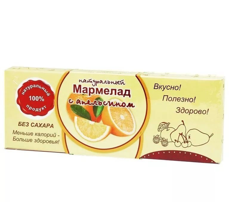  Мармелад натуральный "Апельсин" 140г в Минусинске