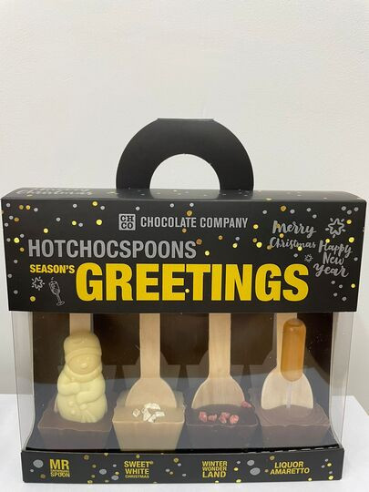  TM LORD Набор шоколадных ложек «SEASON`S GREETINGS» (4 ложки по 50 гр), 200гр в Минусинске