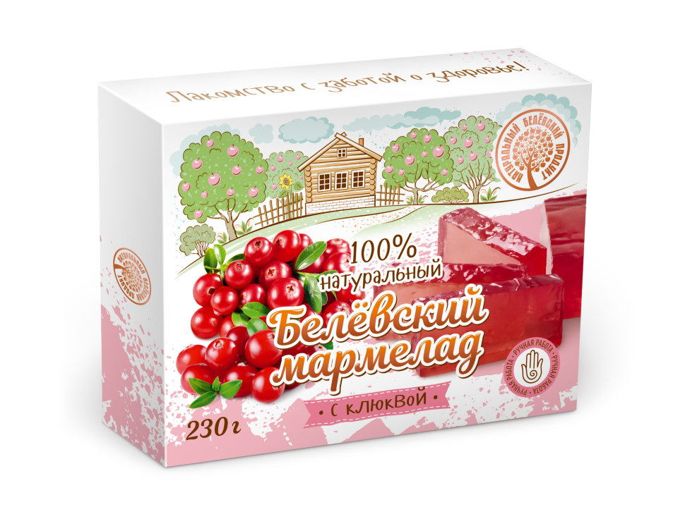  Мармелад белевский "Клюква" 230г в Минусинске