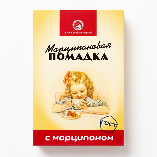 АКЦИЯ!!!Балтийская жемчужина. Помадка Марципановая,(коробка 12шт по150г) (срок годности до 16.01.27) в Минусинске