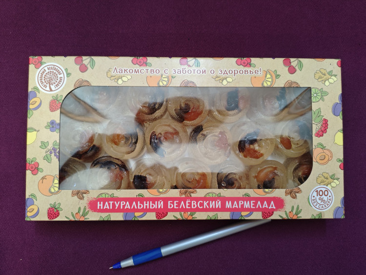  Мармелад 600г Белевский Розочки(Курага+чернослив+орех) в Минусинске